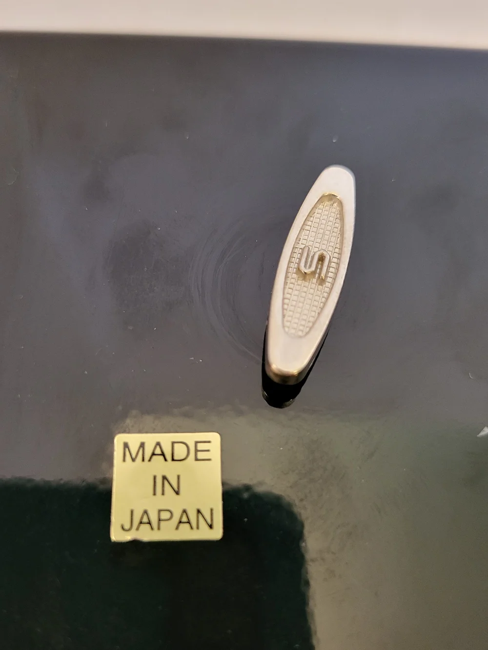 Mid-Century Japanese Chokin Style Lacquerware Musical Jewelry Box